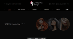Desktop Screenshot of christinahairsalon.com